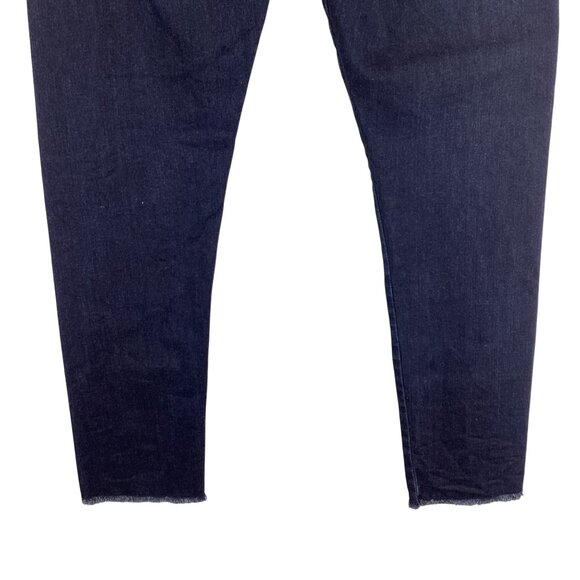 Wit & Wisdom Womens Dark Wash Skinny Jeans Size 4 Ankle Cropped Stretch - Picture 8 of 10